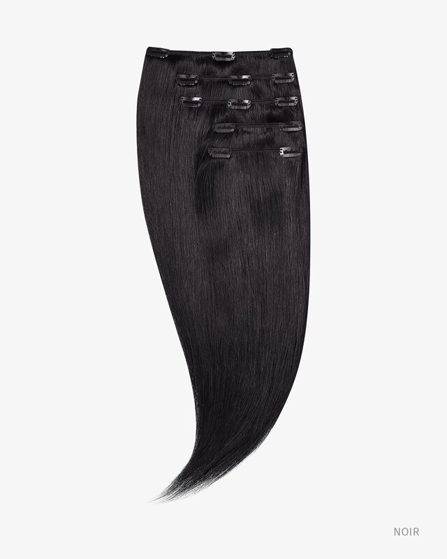 Extensions à clips naturels 40 cm 120g - LOCAHAIR®