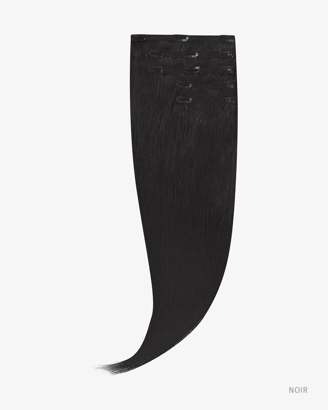Extensions à clips naturels 45 cm 170g - LOCAHAIR®